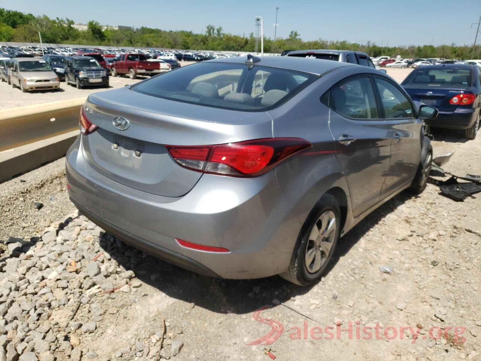 5NPDH4AE4GH712293 2016 HYUNDAI ELANTRA