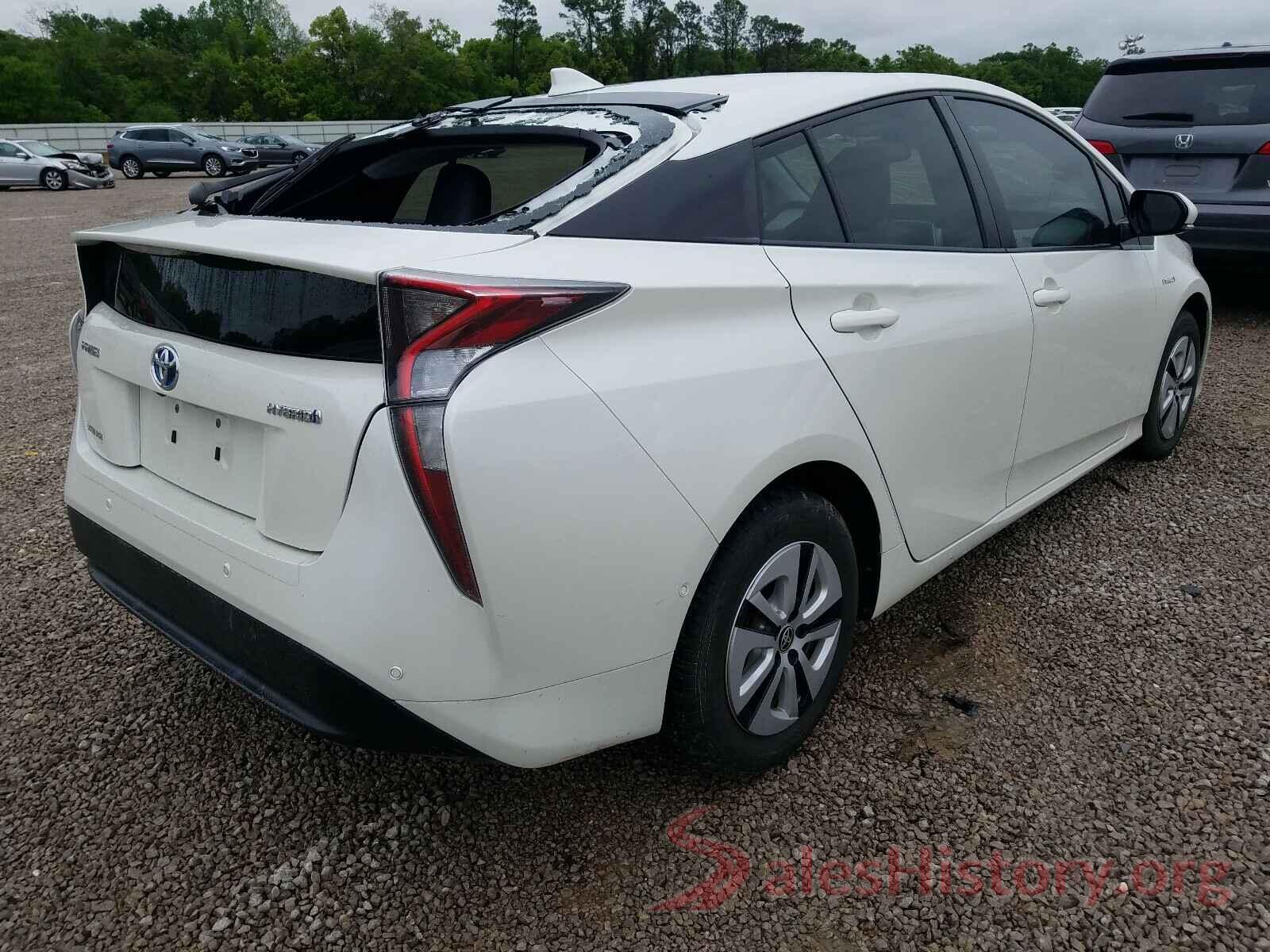 JTDKARFU7H3540010 2017 TOYOTA PRIUS