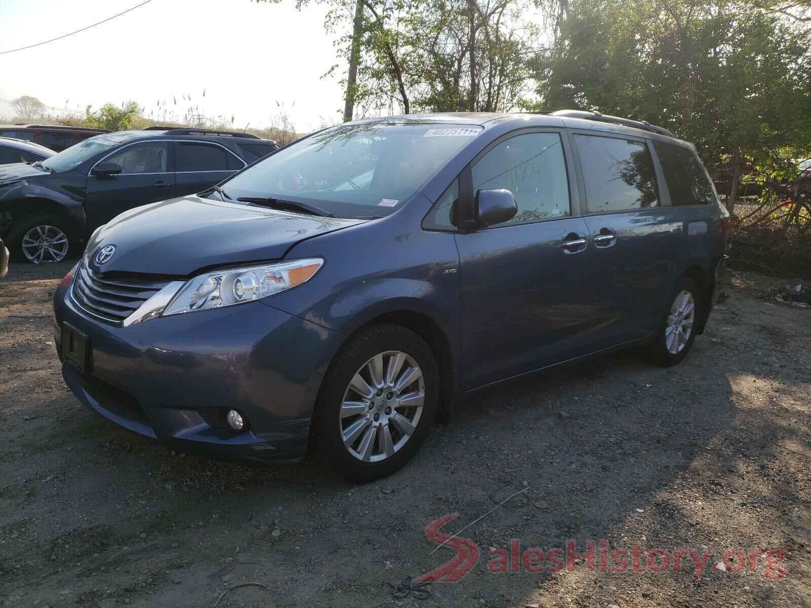 5TDDZ3DC6HS155013 2017 TOYOTA SIENNA