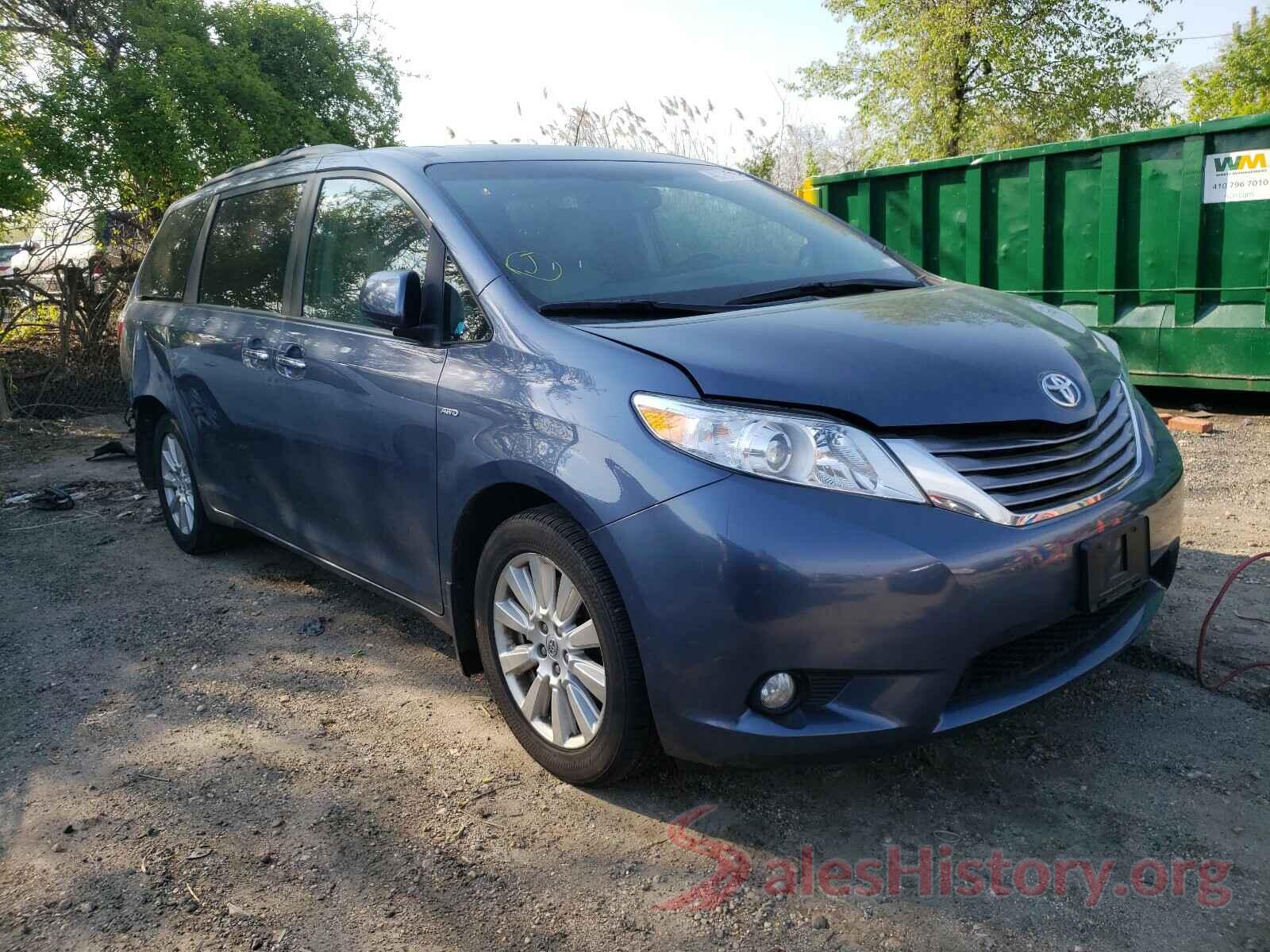 5TDDZ3DC6HS155013 2017 TOYOTA SIENNA