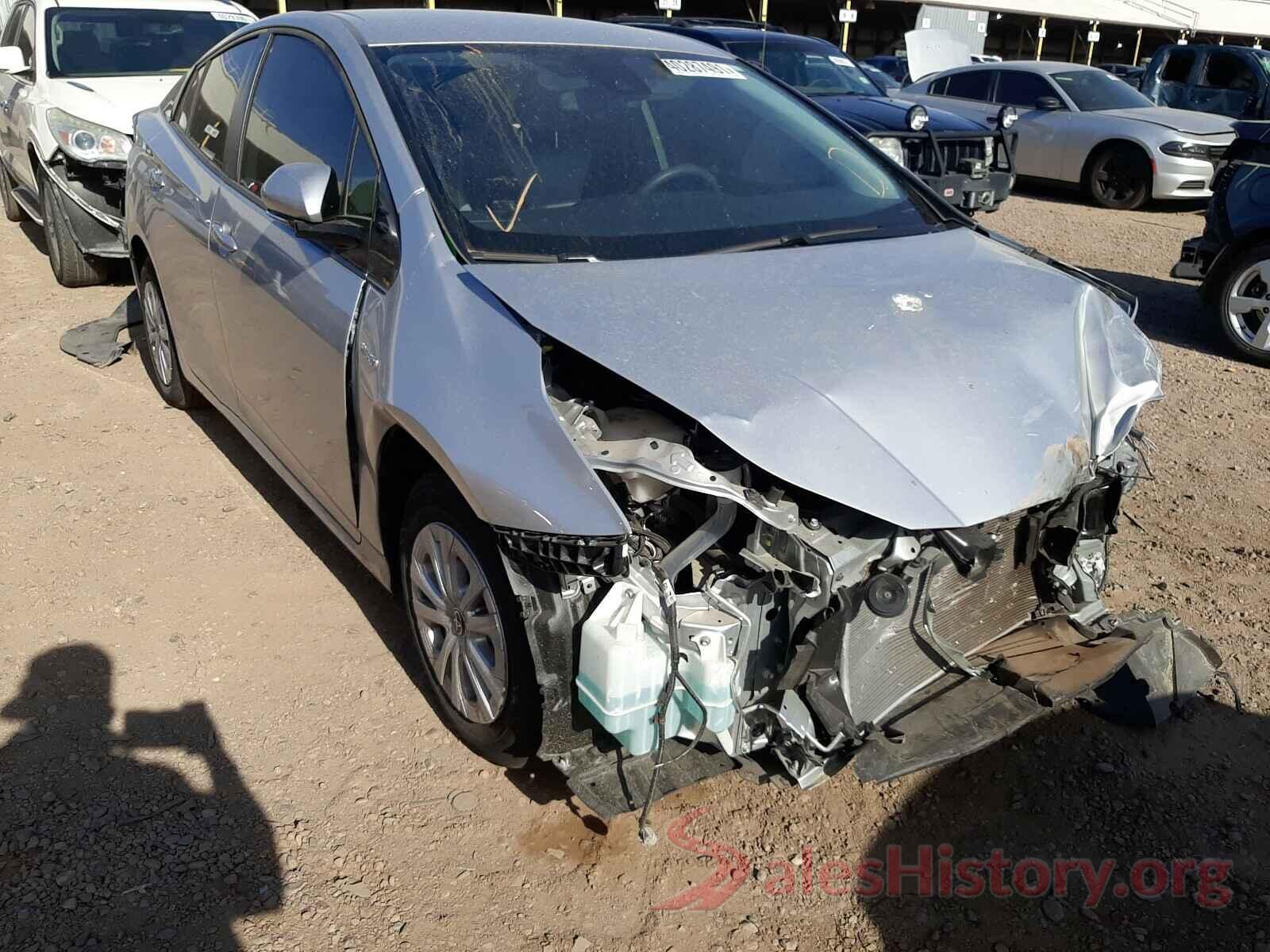 JTDKARFU1K3093858 2019 TOYOTA PRIUS