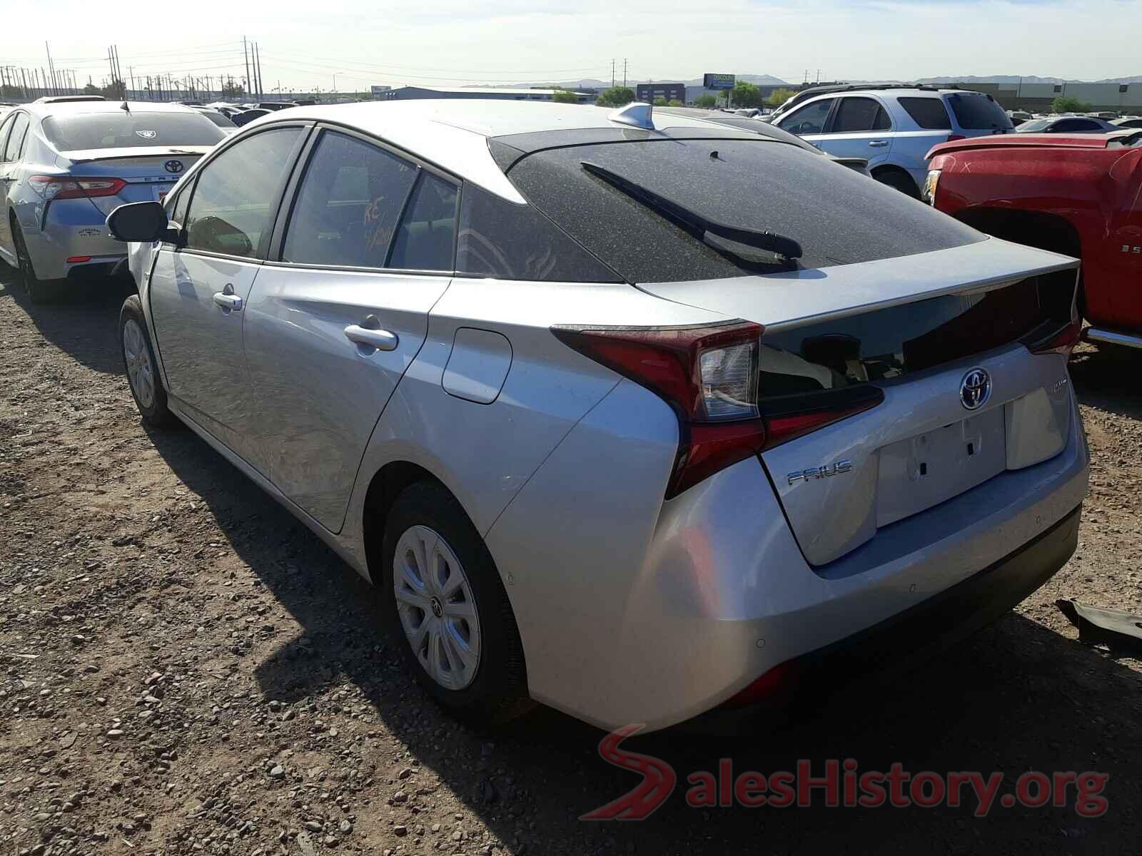 JTDKARFU1K3093858 2019 TOYOTA PRIUS