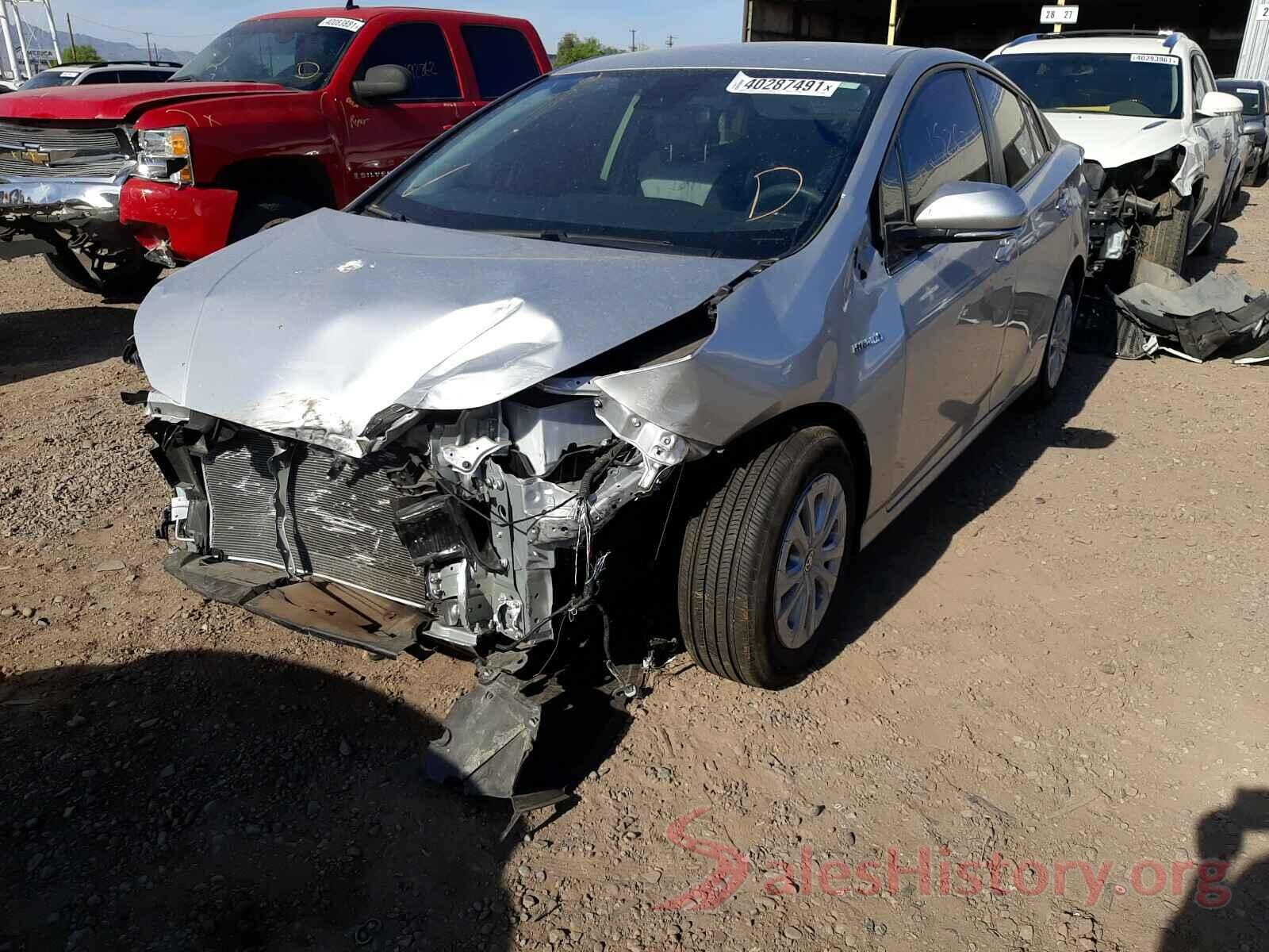 JTDKARFU1K3093858 2019 TOYOTA PRIUS