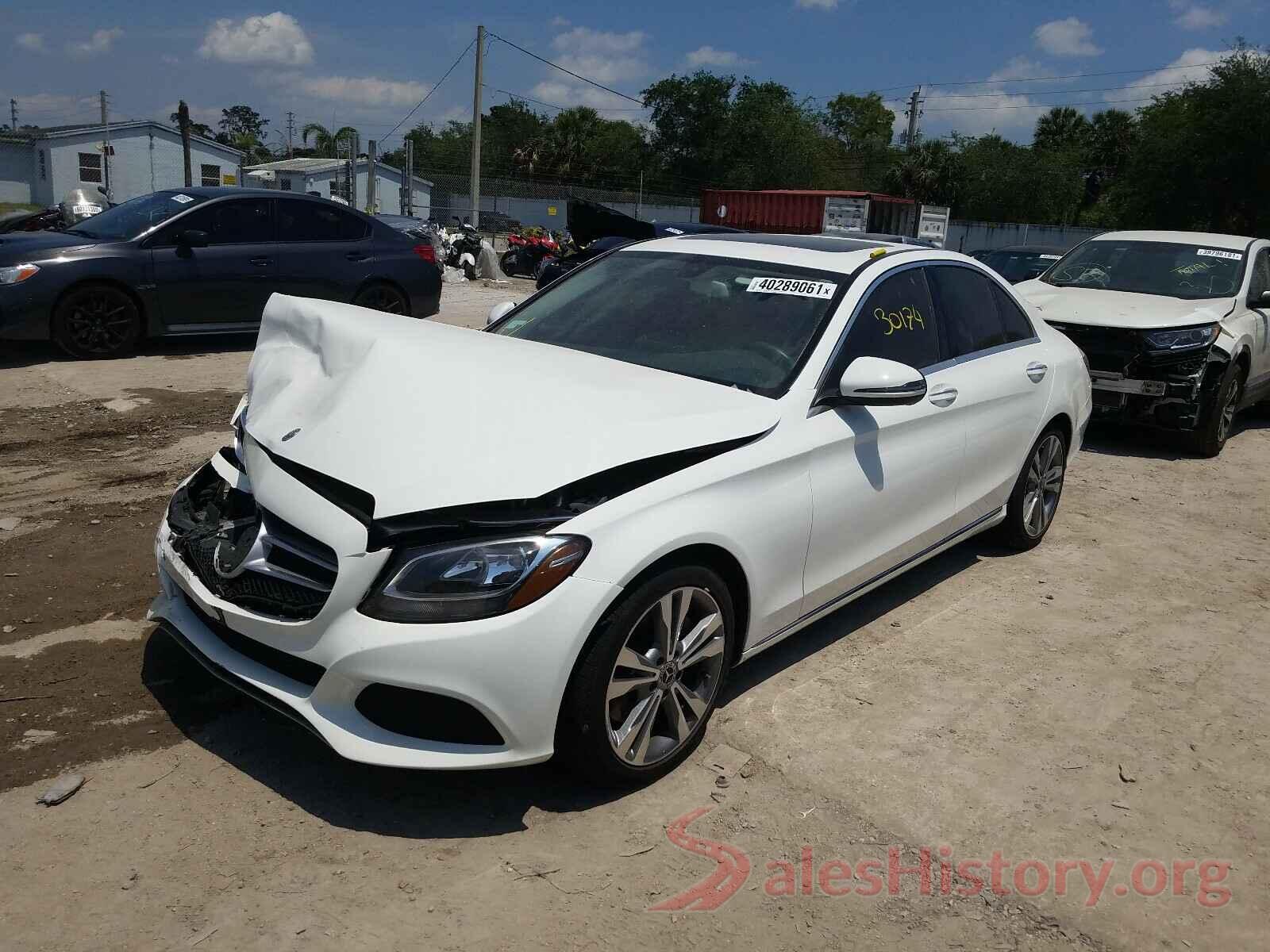 55SWF4JB7JU275124 2018 MERCEDES-BENZ C CLASS