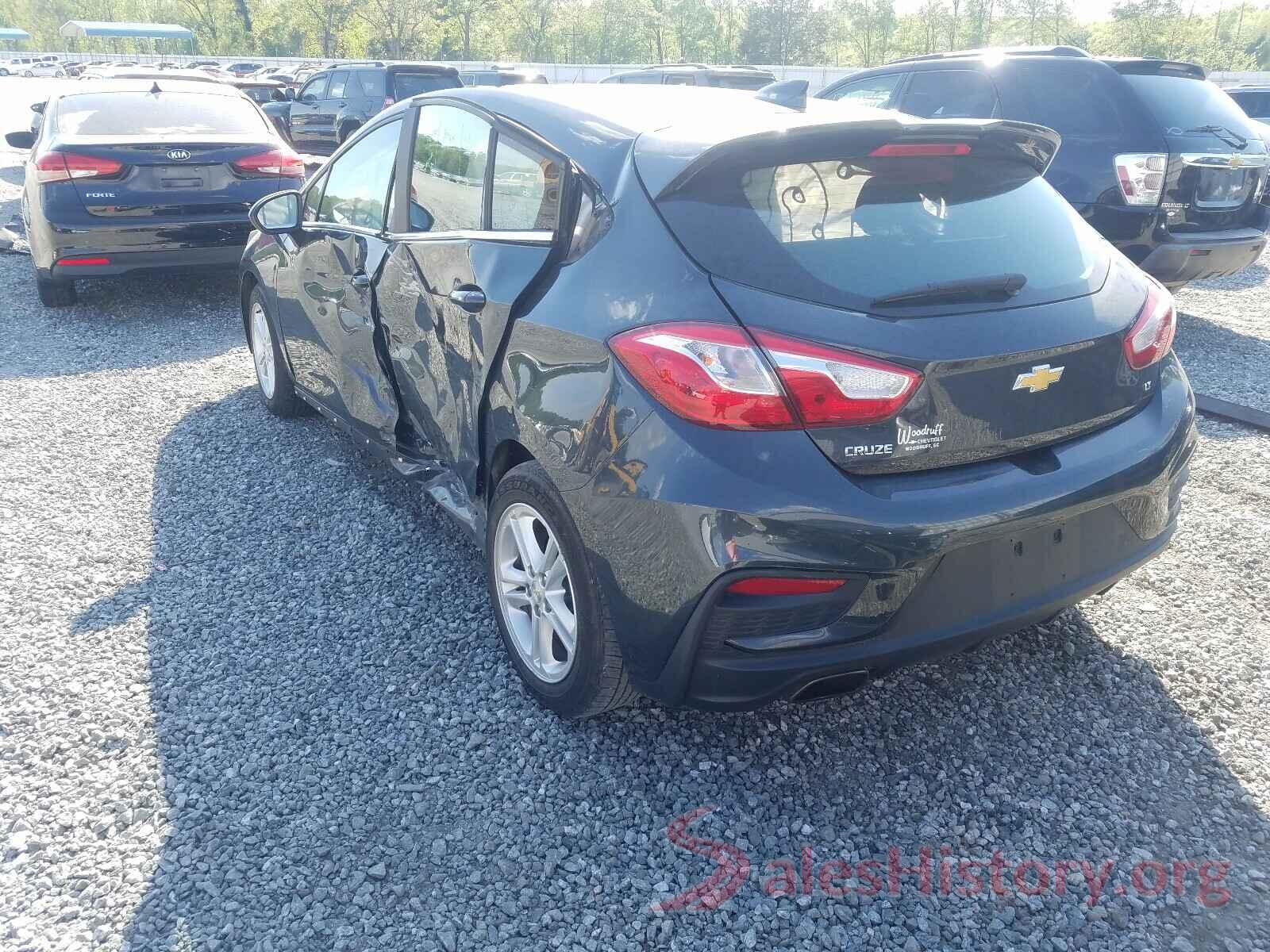 3G1BE6SM8JS602693 2018 CHEVROLET CRUZE