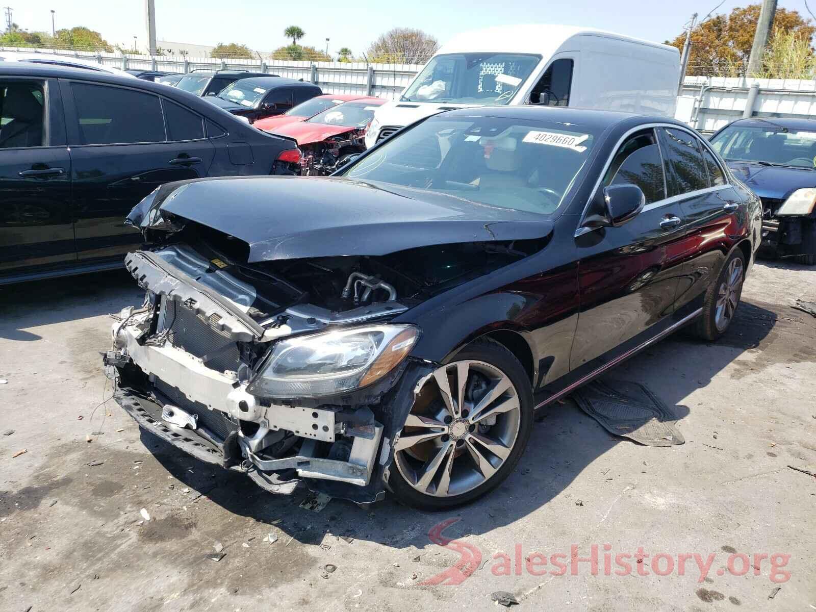 55SWF4JB2GU116777 2016 MERCEDES-BENZ C CLASS