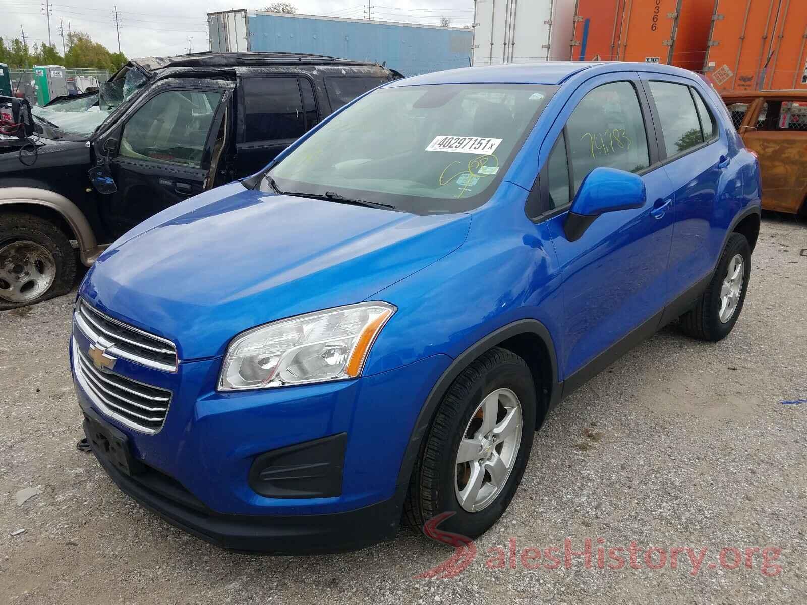 KL7CJNSB3GB596383 2016 CHEVROLET TRAX