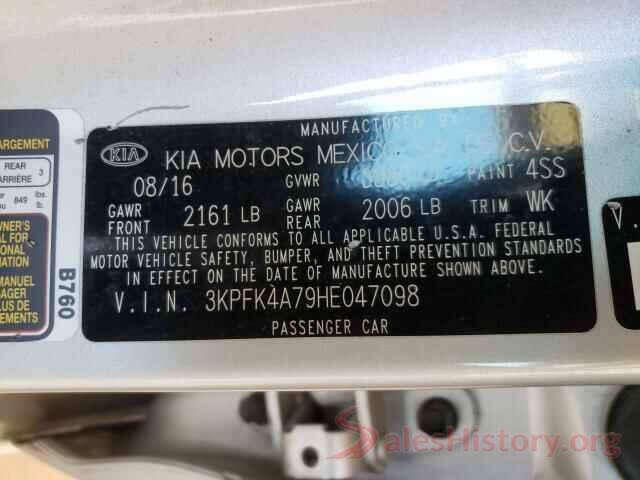 3KPFK4A79HE047098 2017 KIA FORTE