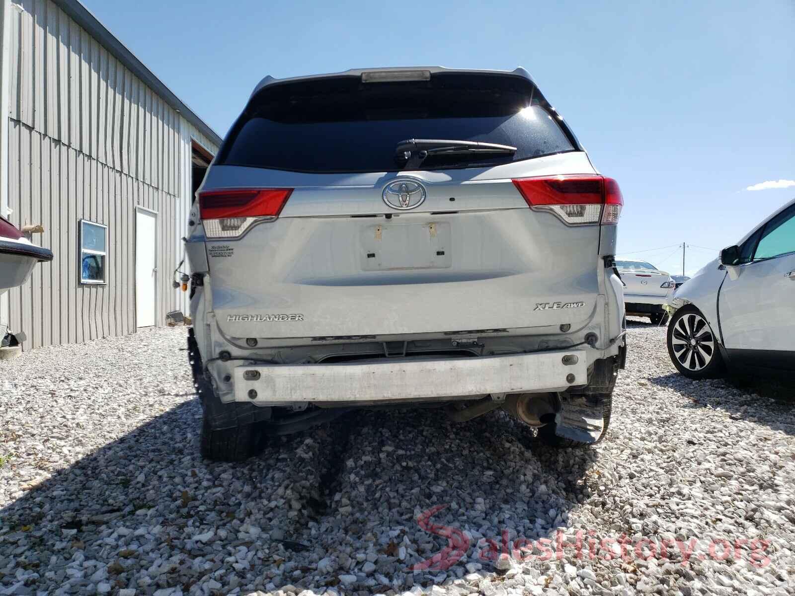 5TDJZRFHXKS629745 2019 TOYOTA HIGHLANDER