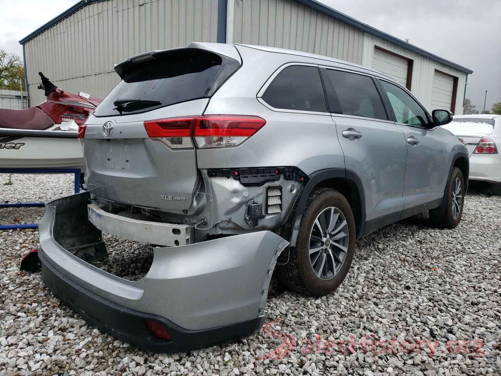 5TDJZRFHXKS629745 2019 TOYOTA HIGHLANDER