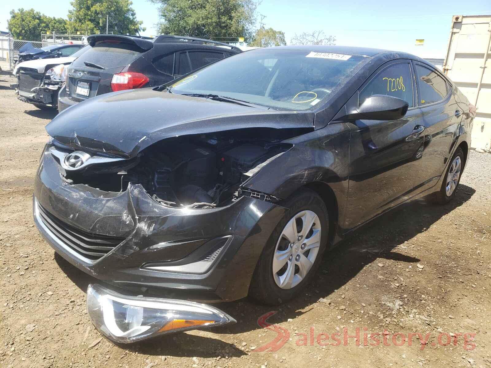 5NPDH4AE4GH752017 2016 HYUNDAI ELANTRA