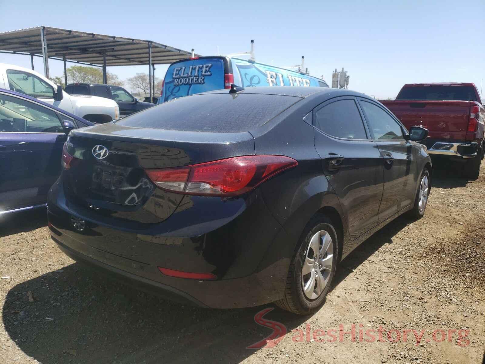 5NPDH4AE4GH752017 2016 HYUNDAI ELANTRA