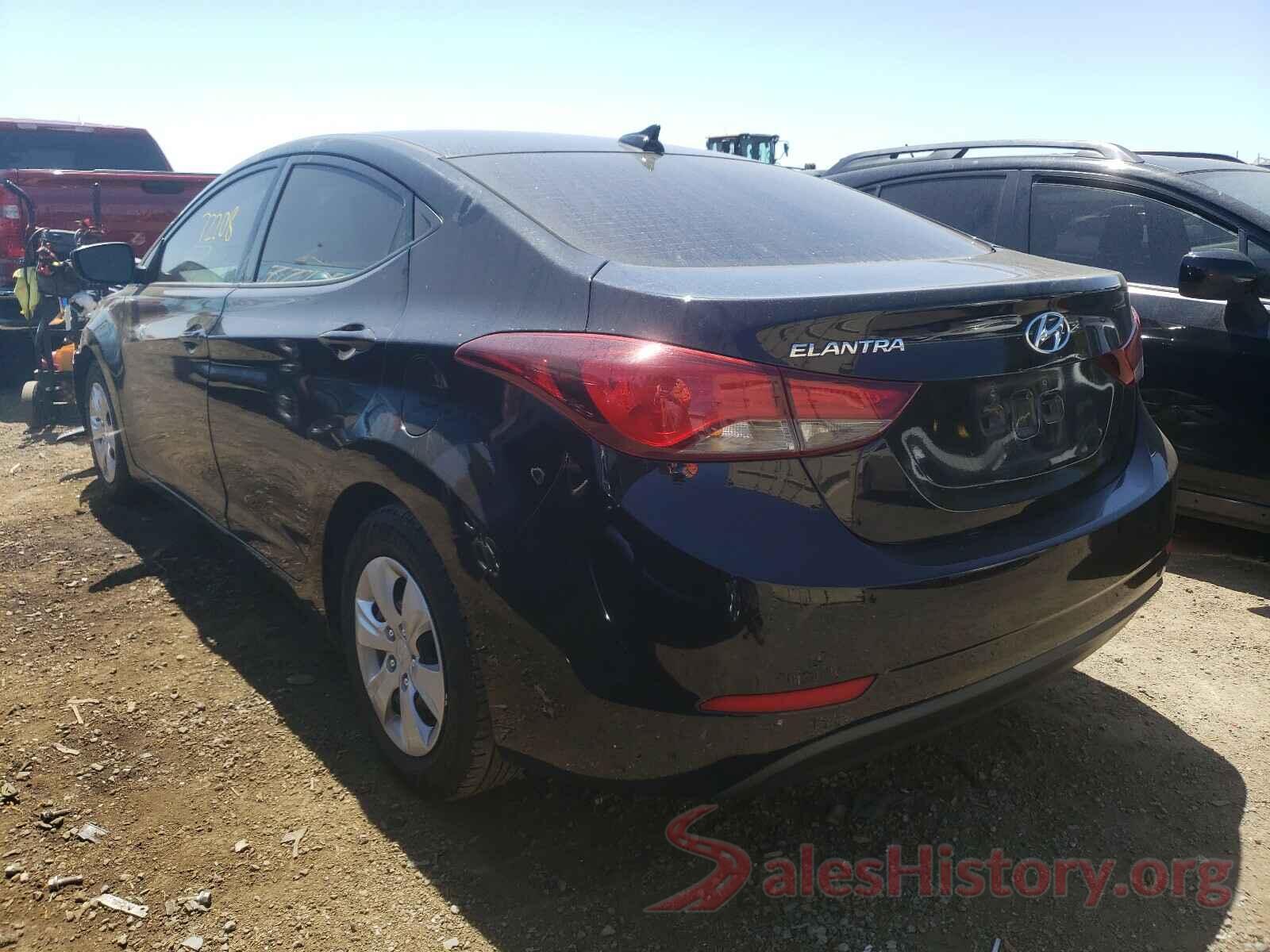 5NPDH4AE4GH752017 2016 HYUNDAI ELANTRA