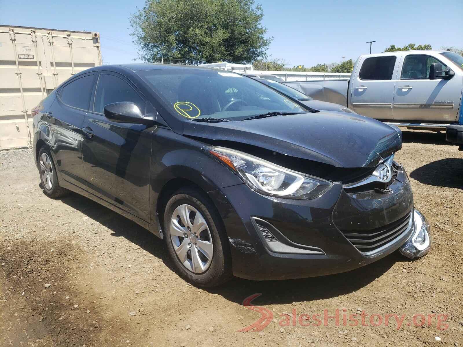 5NPDH4AE4GH752017 2016 HYUNDAI ELANTRA