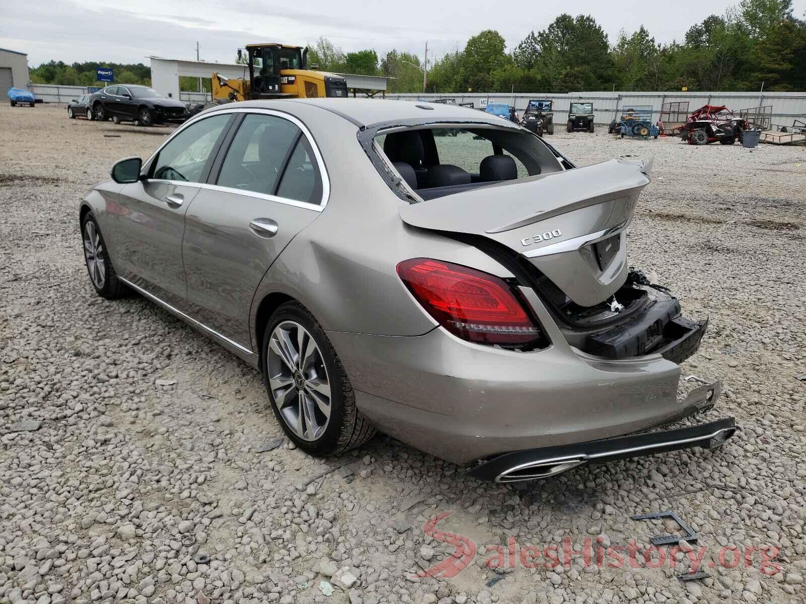 55SWF8DB9KU318625 2019 MERCEDES-BENZ C CLASS