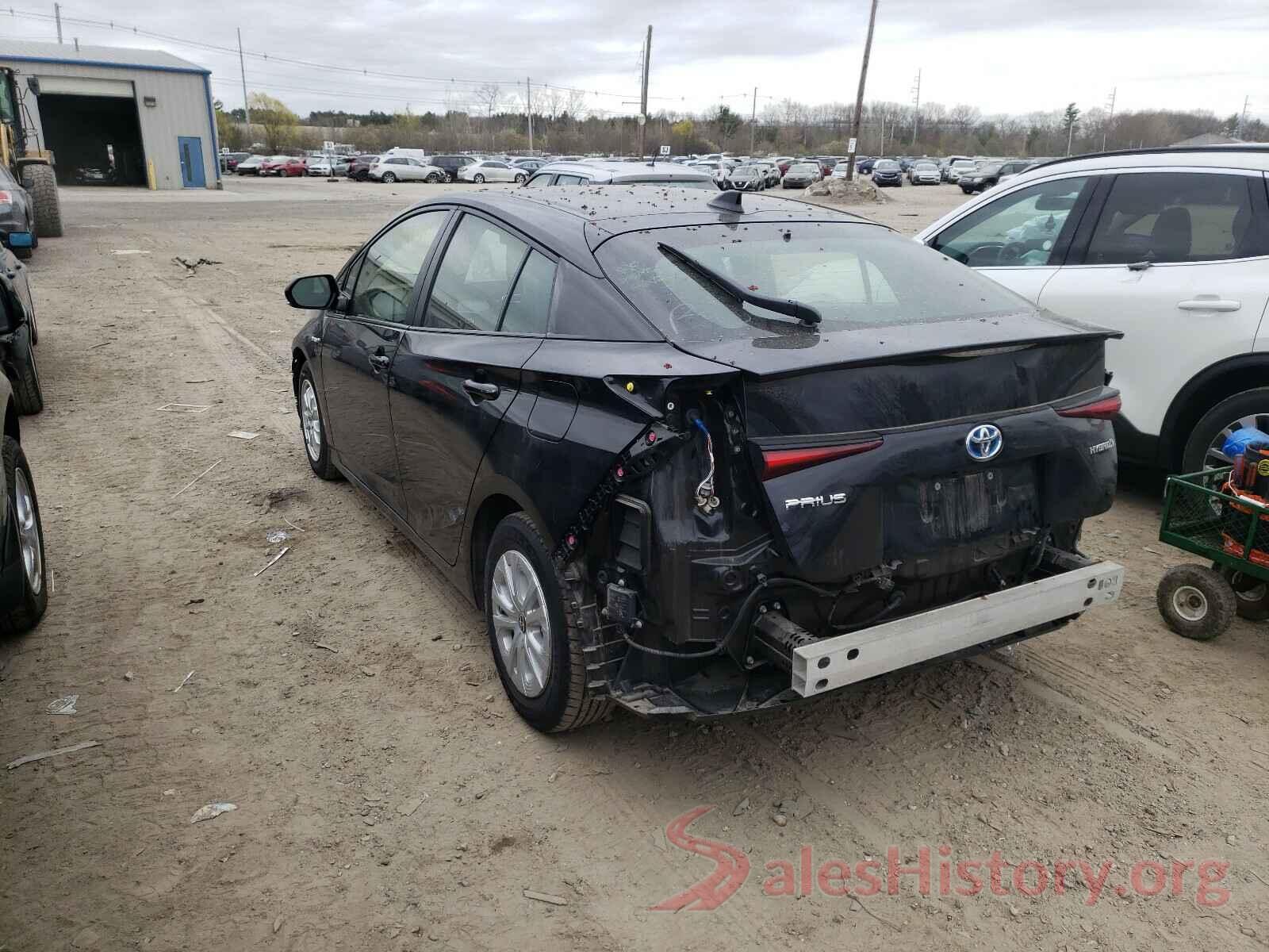 JTDKARFU7K3088163 2019 TOYOTA PRIUS