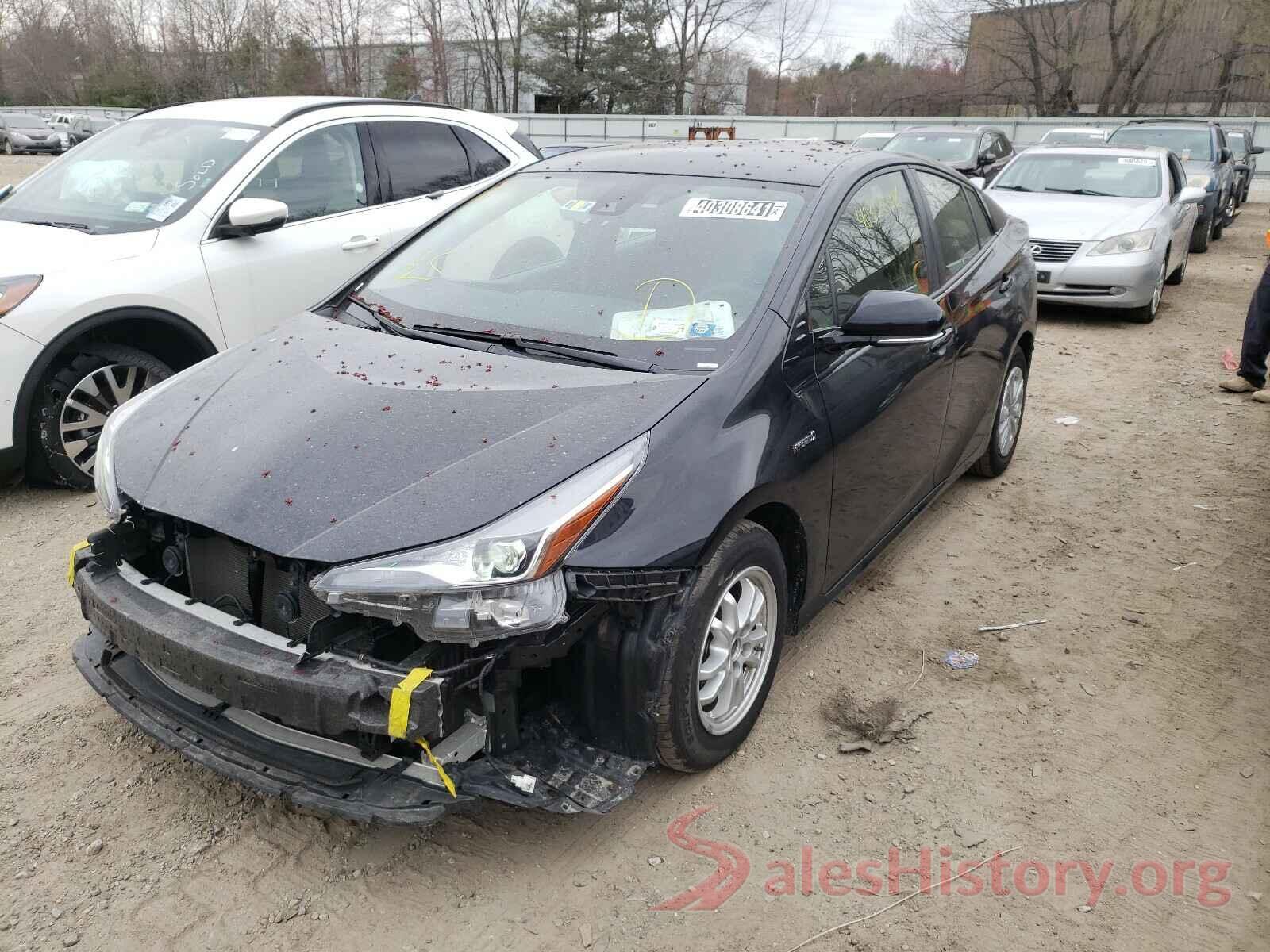 JTDKARFU7K3088163 2019 TOYOTA PRIUS