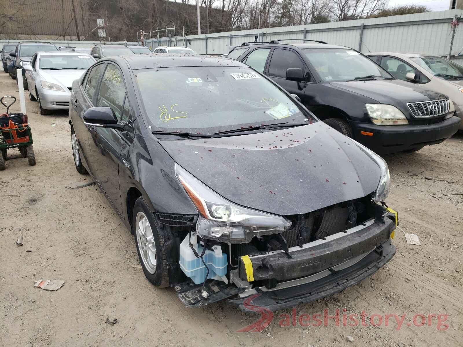 JTDKARFU7K3088163 2019 TOYOTA PRIUS