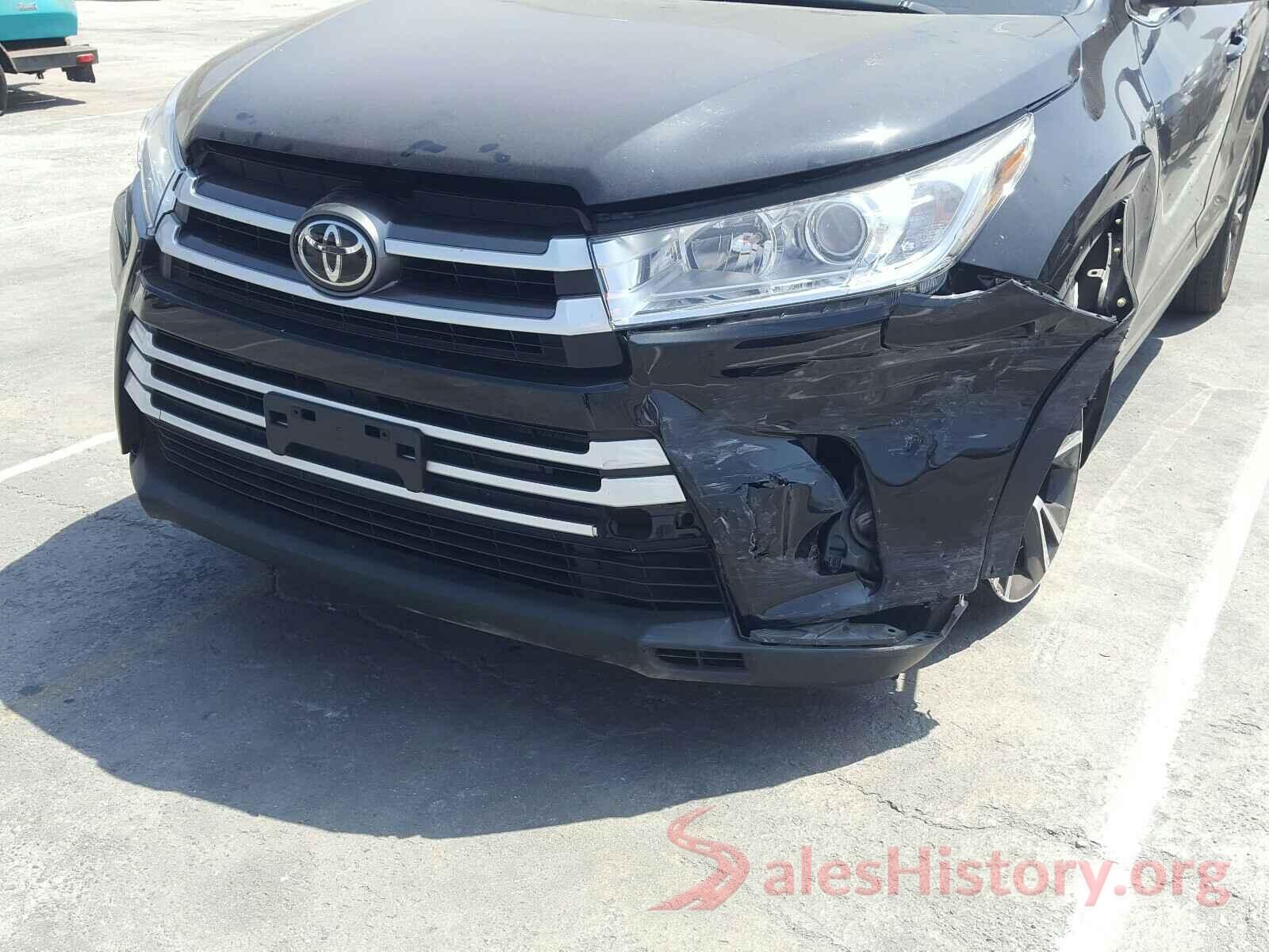 5TDBZRFH1HS390437 2017 TOYOTA HIGHLANDER