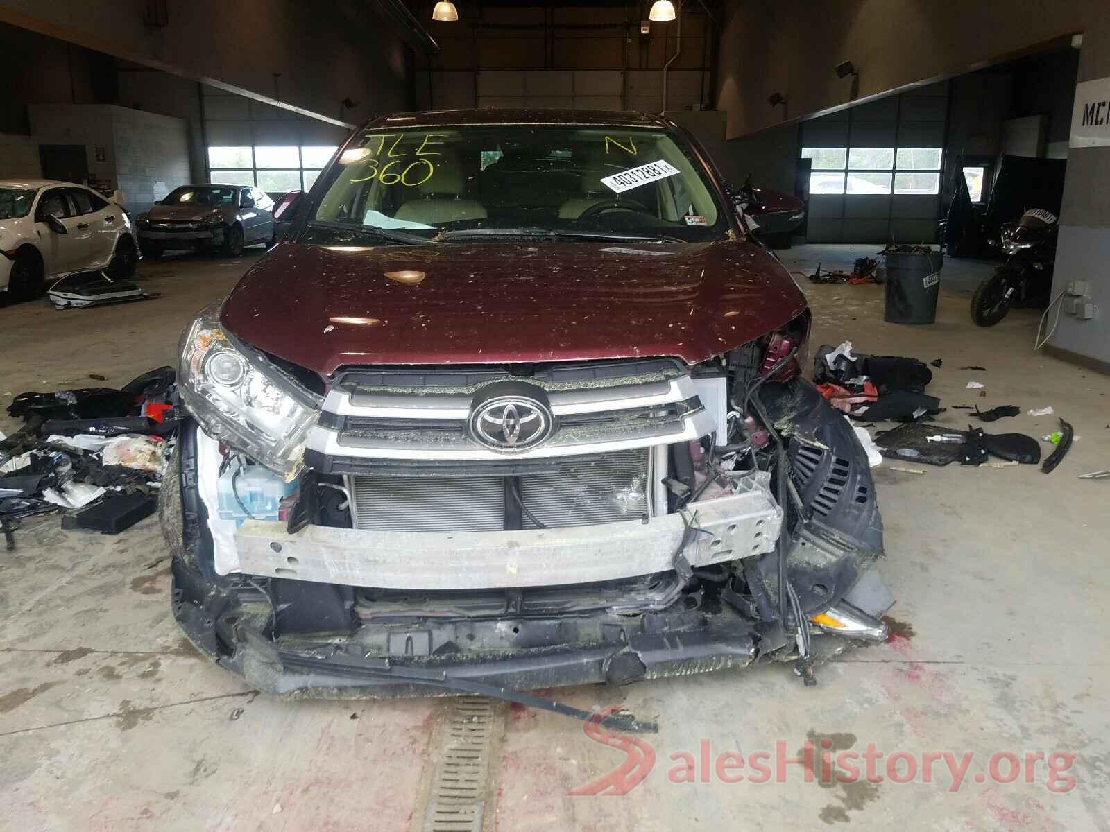 5TDBZRFH8JS860386 2018 TOYOTA HIGHLANDER