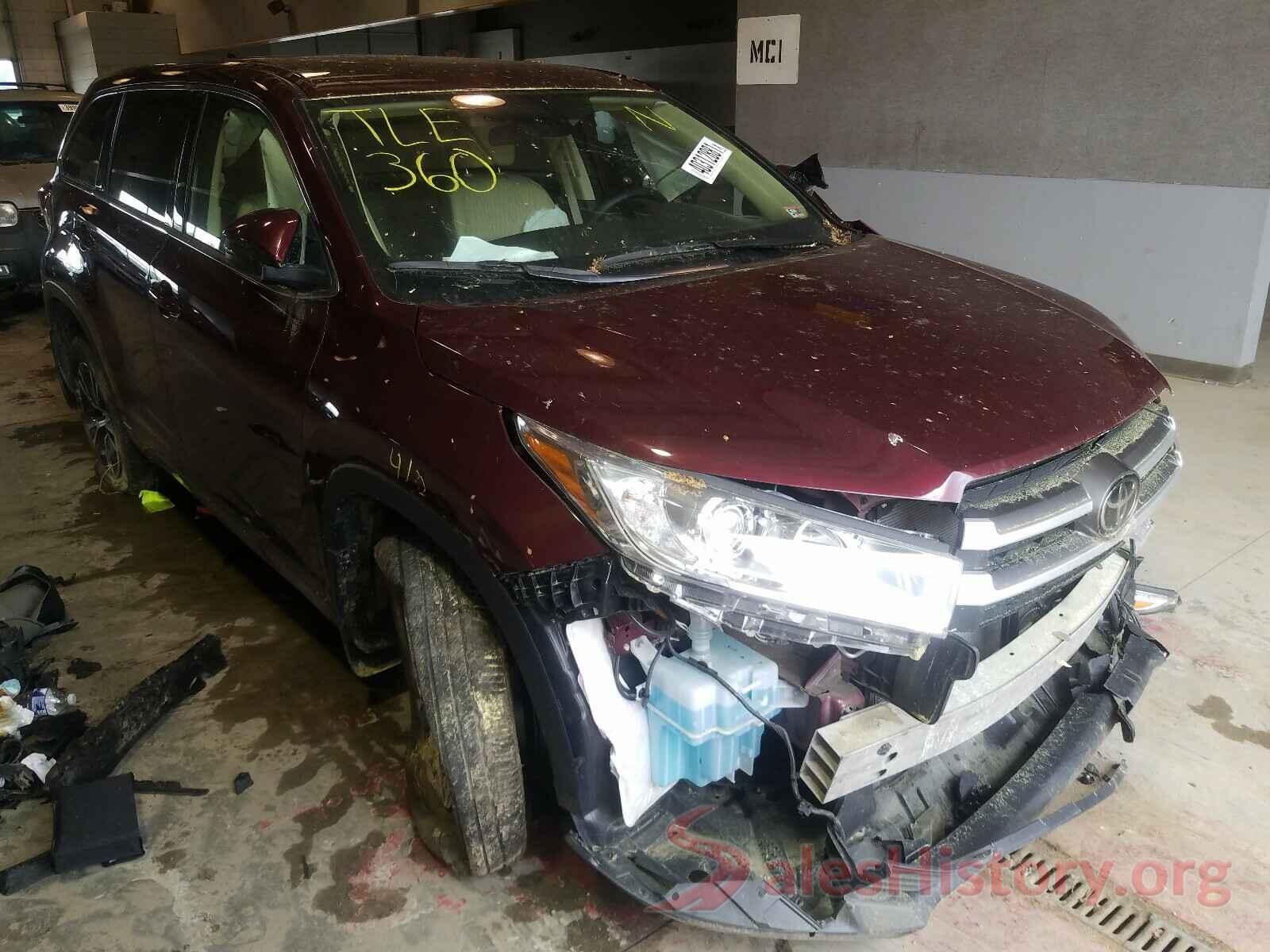 5TDBZRFH8JS860386 2018 TOYOTA HIGHLANDER