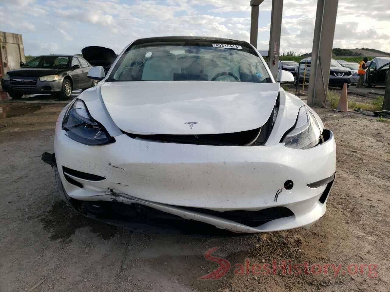 5YJ3E1EA8NF111216 2022 TESLA MODEL 3