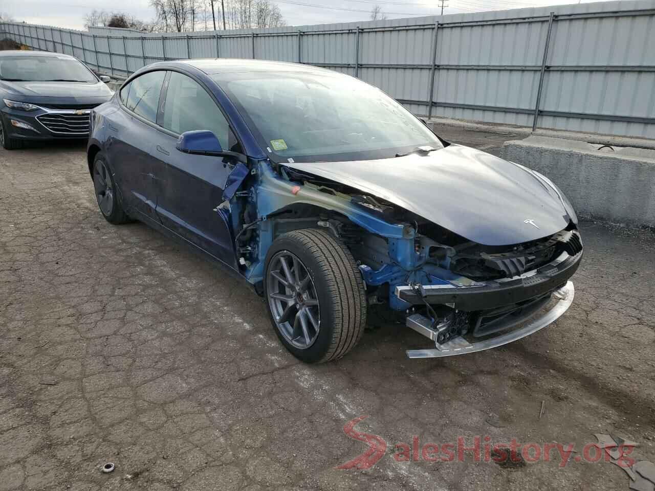 5YJ3E1EB2NF184994 2022 TESLA MODEL 3