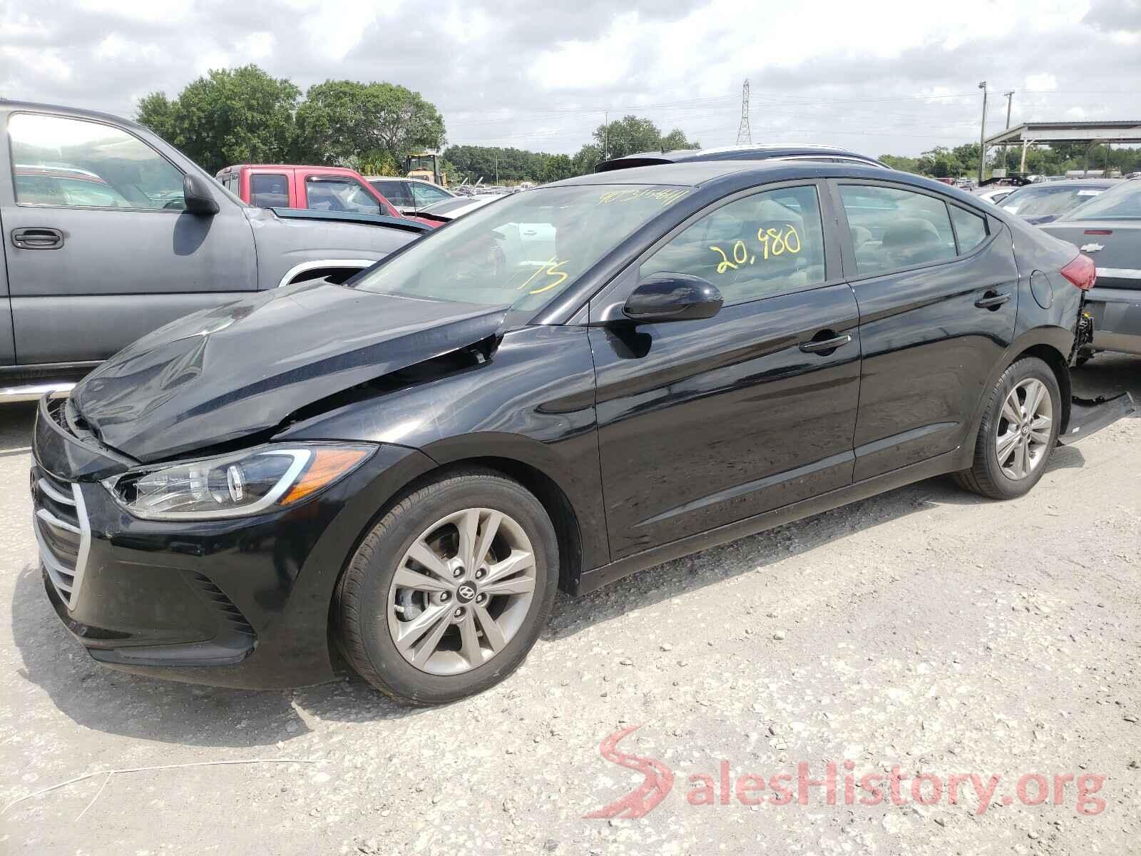 KMHD84LF3JU491087 2018 HYUNDAI ELANTRA