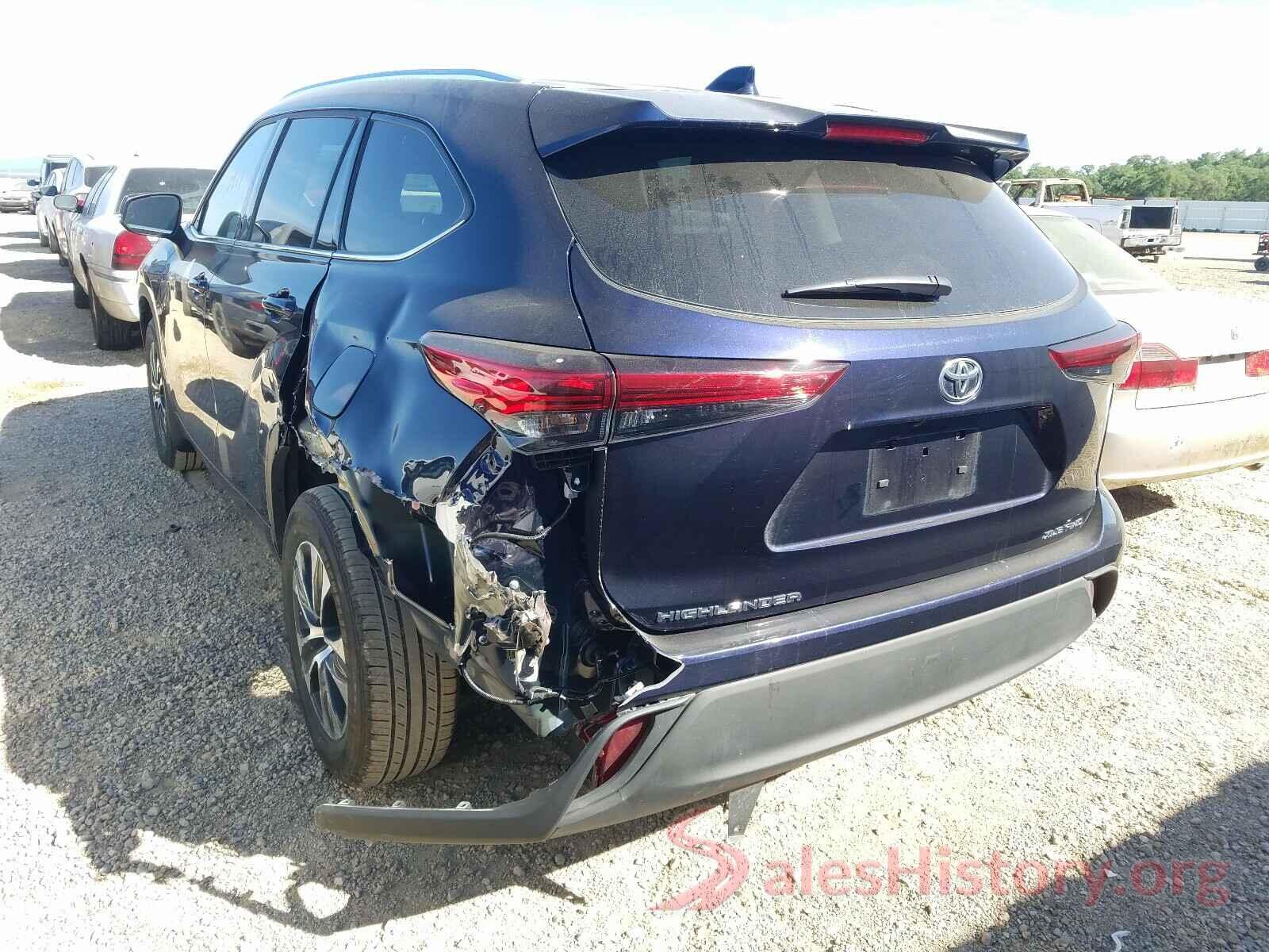 5TDGZRBH4MS070230 2021 TOYOTA HIGHLANDER