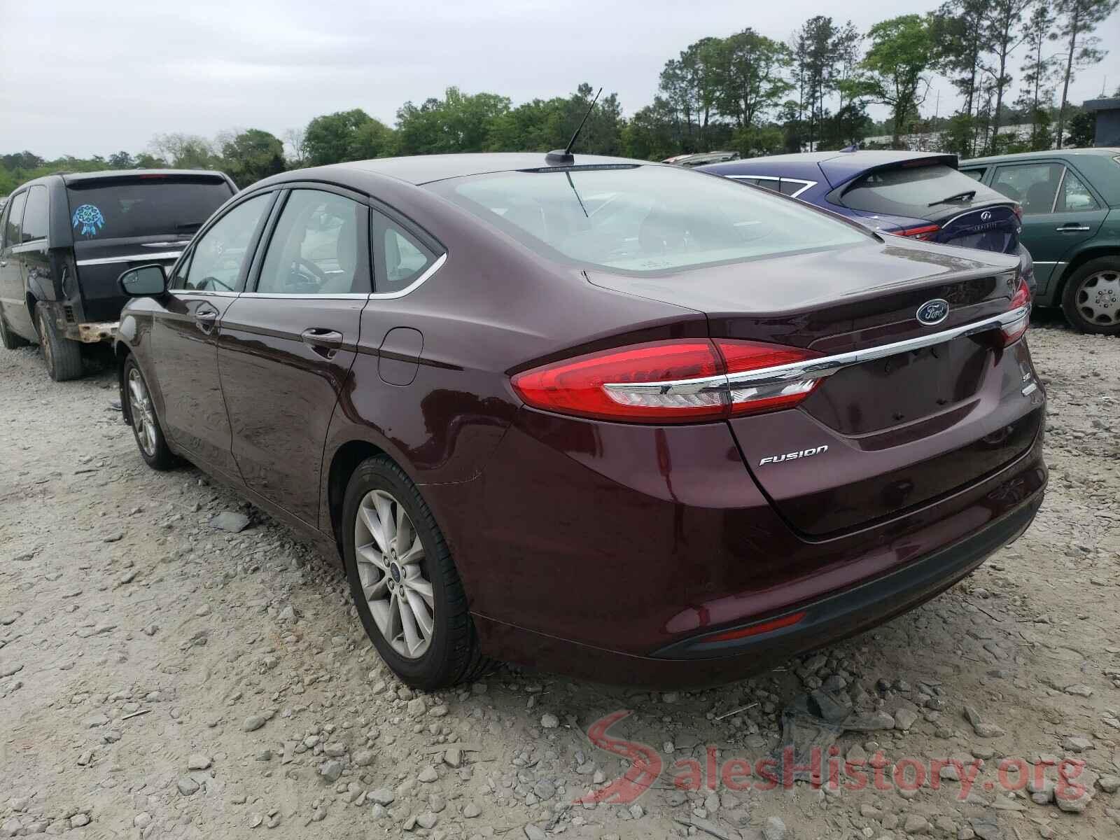 3FA6P0HD7HR174825 2017 FORD FUSION