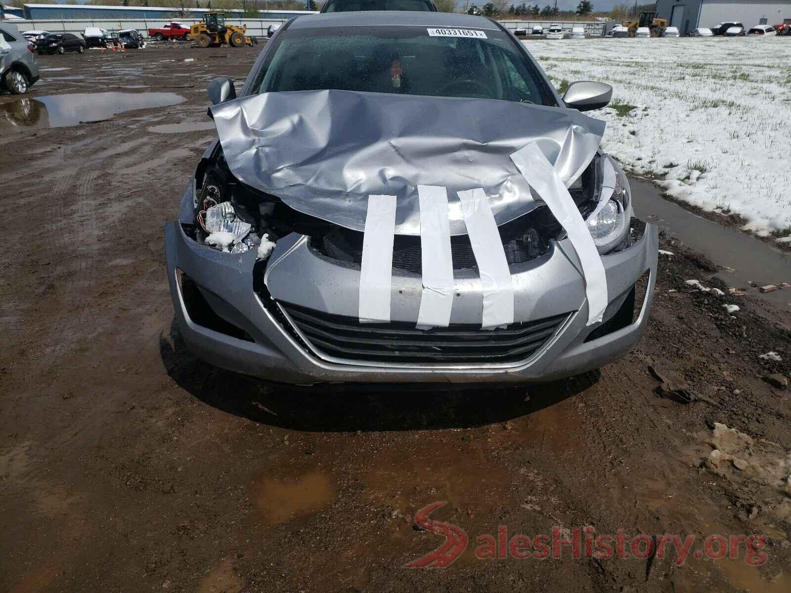 5NPDH4AE5GH741267 2016 HYUNDAI ELANTRA