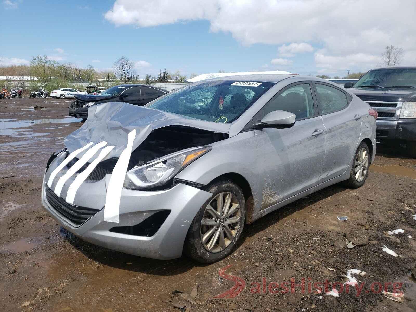 5NPDH4AE5GH741267 2016 HYUNDAI ELANTRA