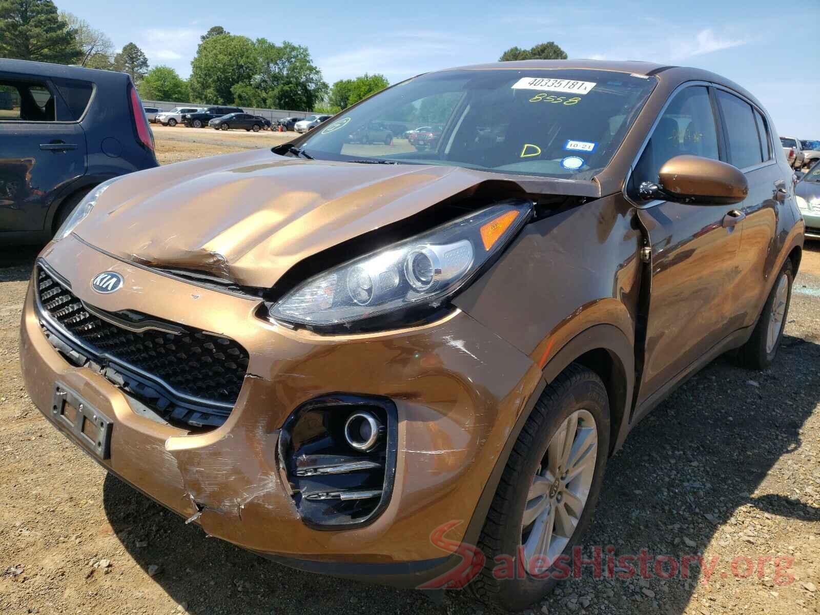 KNDPMCACXH7078558 2017 KIA SPORTAGE