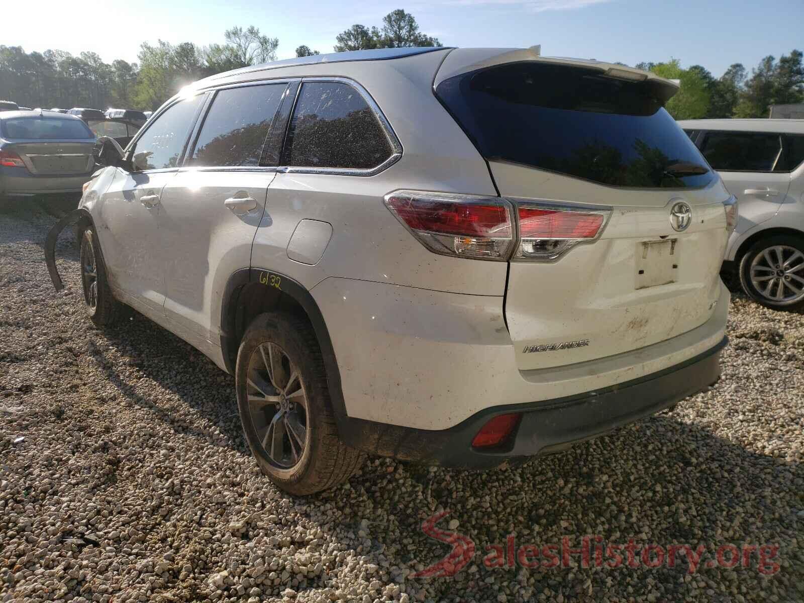 5TDKKRFH7GS502032 2016 TOYOTA HIGHLANDER