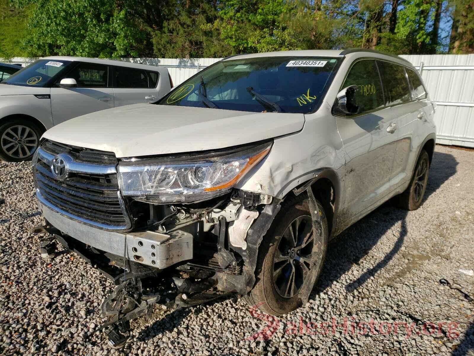 5TDKKRFH7GS502032 2016 TOYOTA HIGHLANDER