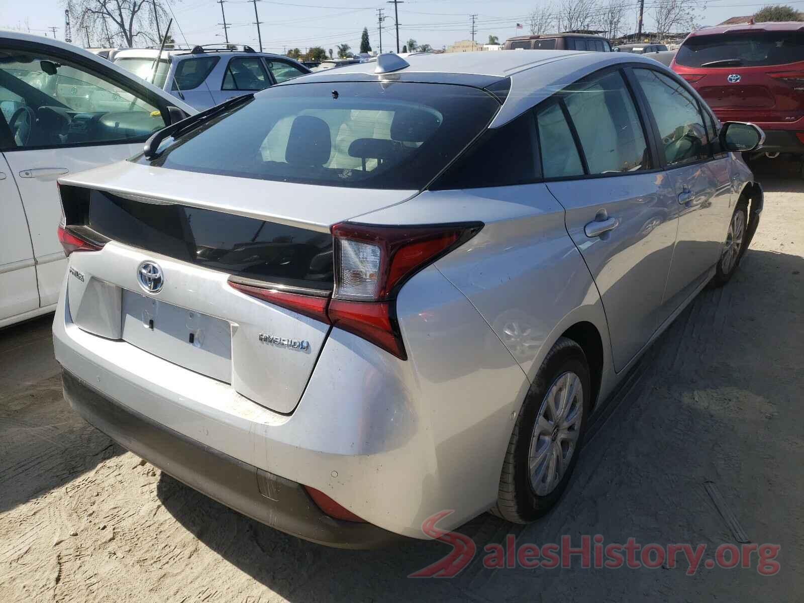 JTDKARFU6L3115936 2020 TOYOTA PRIUS