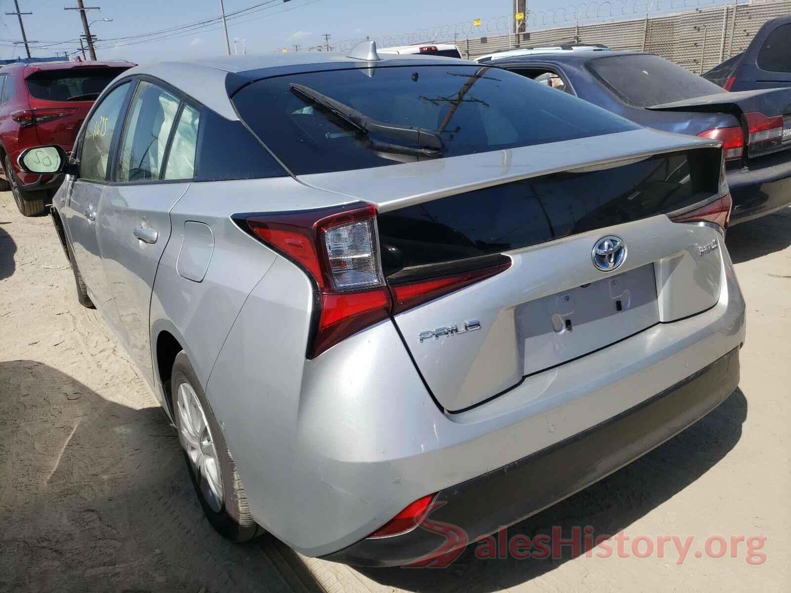 JTDKARFU6L3115936 2020 TOYOTA PRIUS