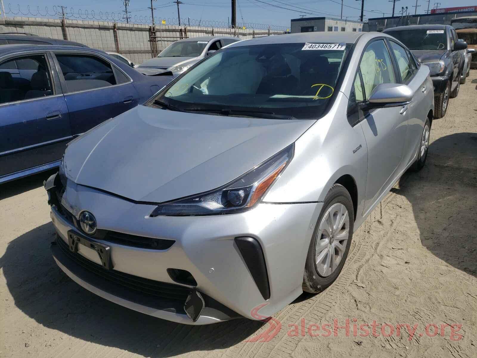 JTDKARFU6L3115936 2020 TOYOTA PRIUS