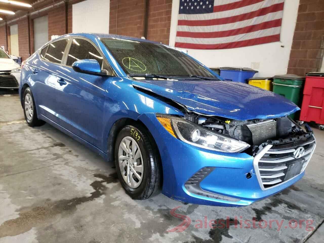 KMHD74LF2HU093950 2017 HYUNDAI ELANTRA