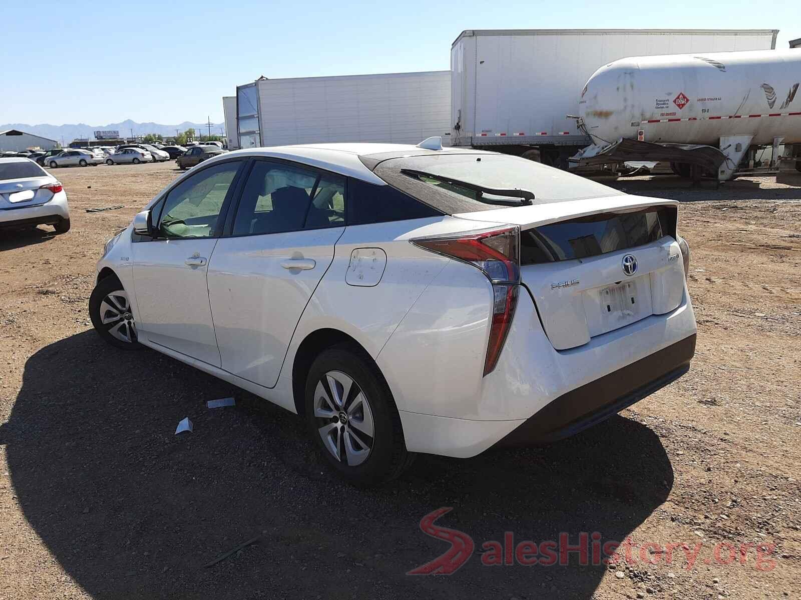 JTDKBRFU5G3022733 2016 TOYOTA PRIUS