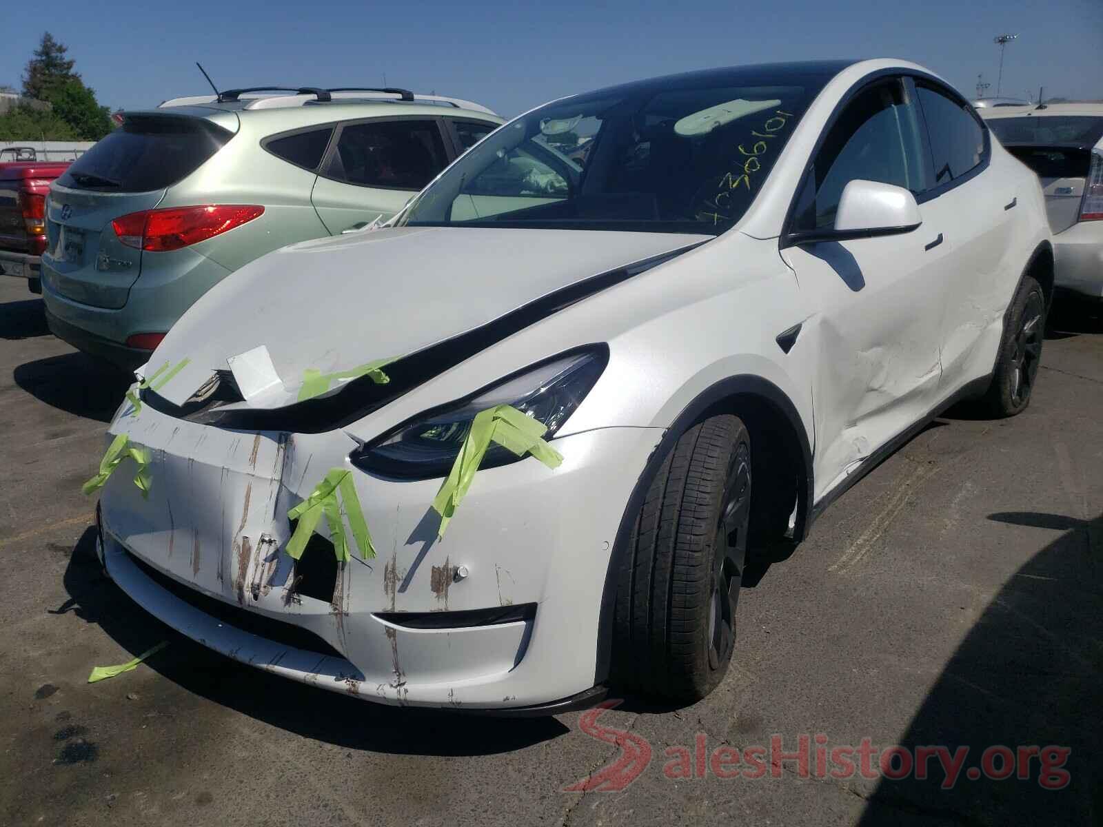 5YJYGDEE5MF098041 2021 TESLA MODEL Y