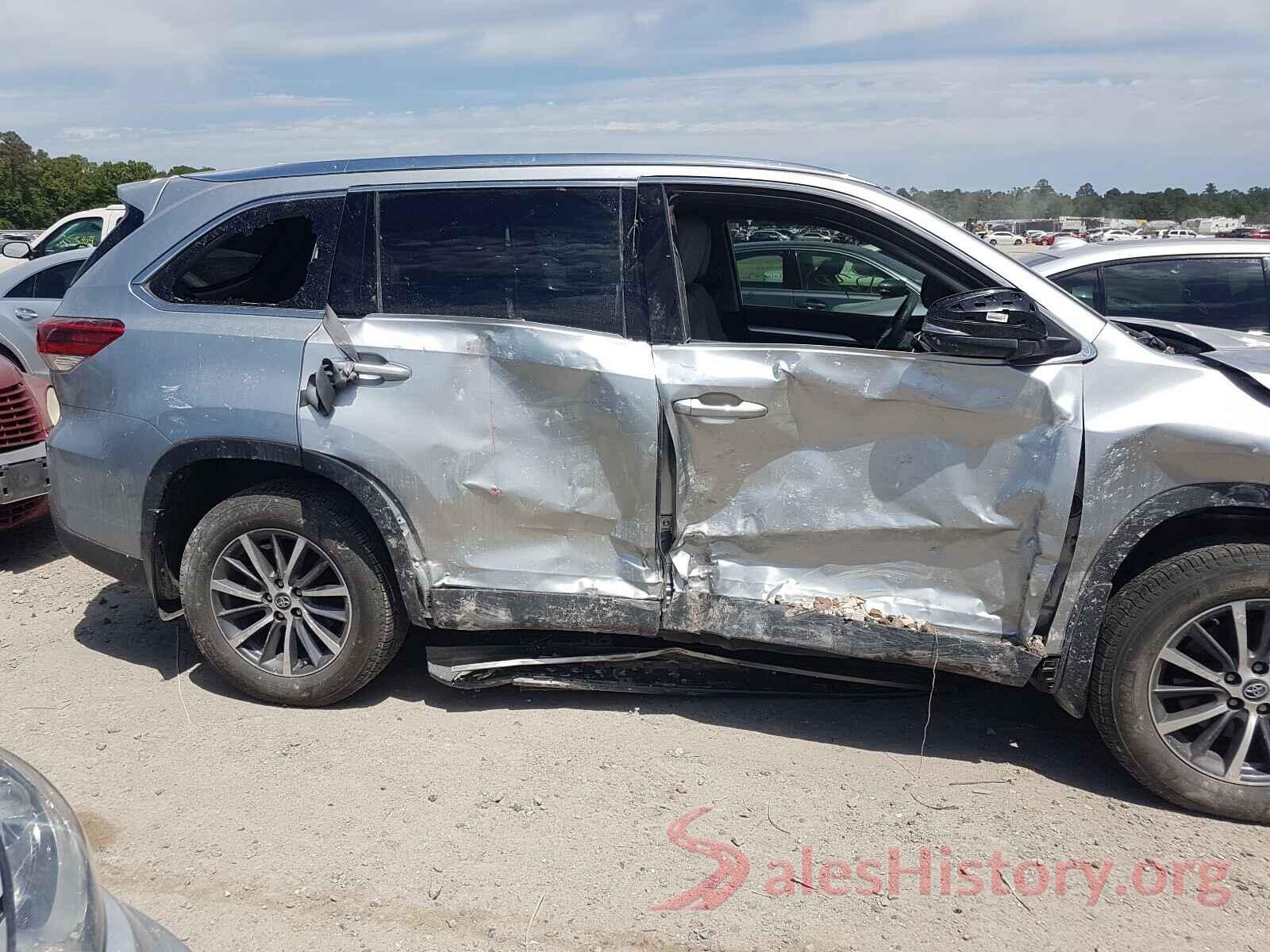 5TDJZRFH6KS623831 2019 TOYOTA HIGHLANDER