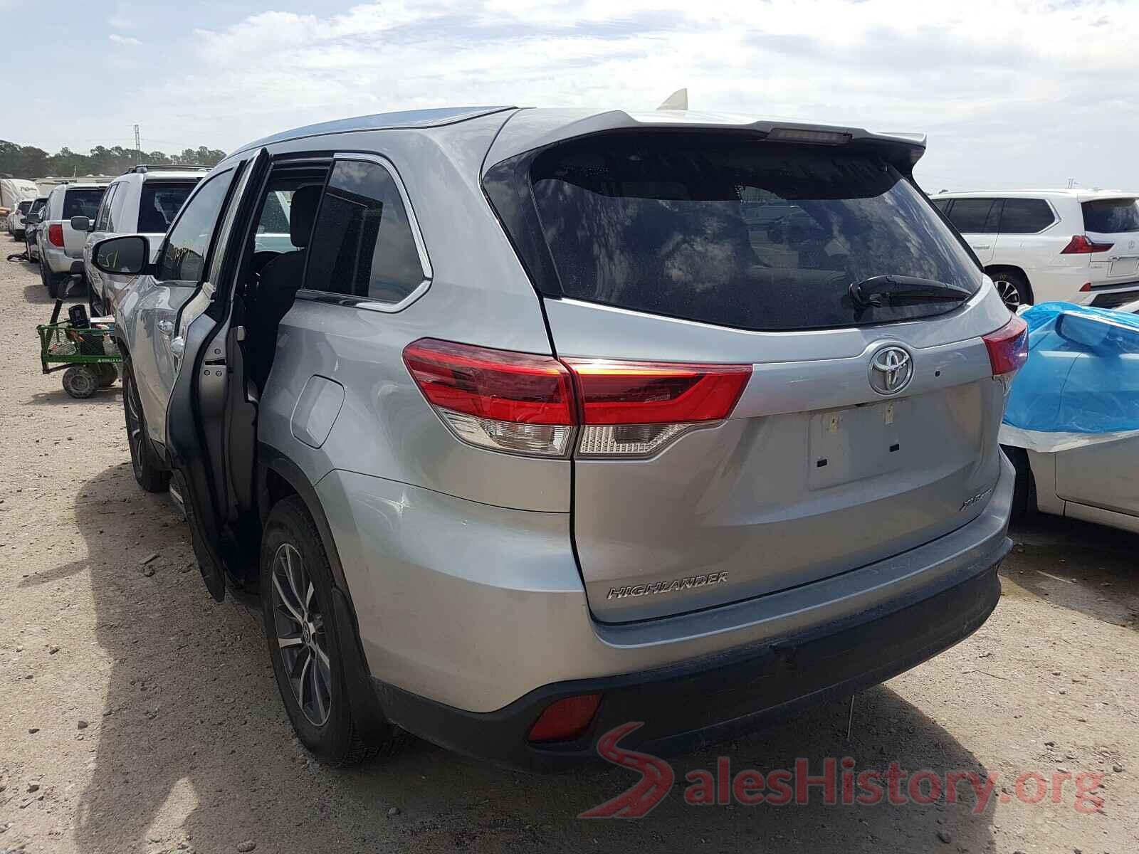 5TDJZRFH6KS623831 2019 TOYOTA HIGHLANDER