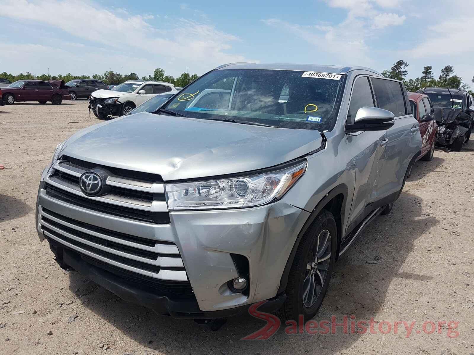 5TDJZRFH6KS623831 2019 TOYOTA HIGHLANDER