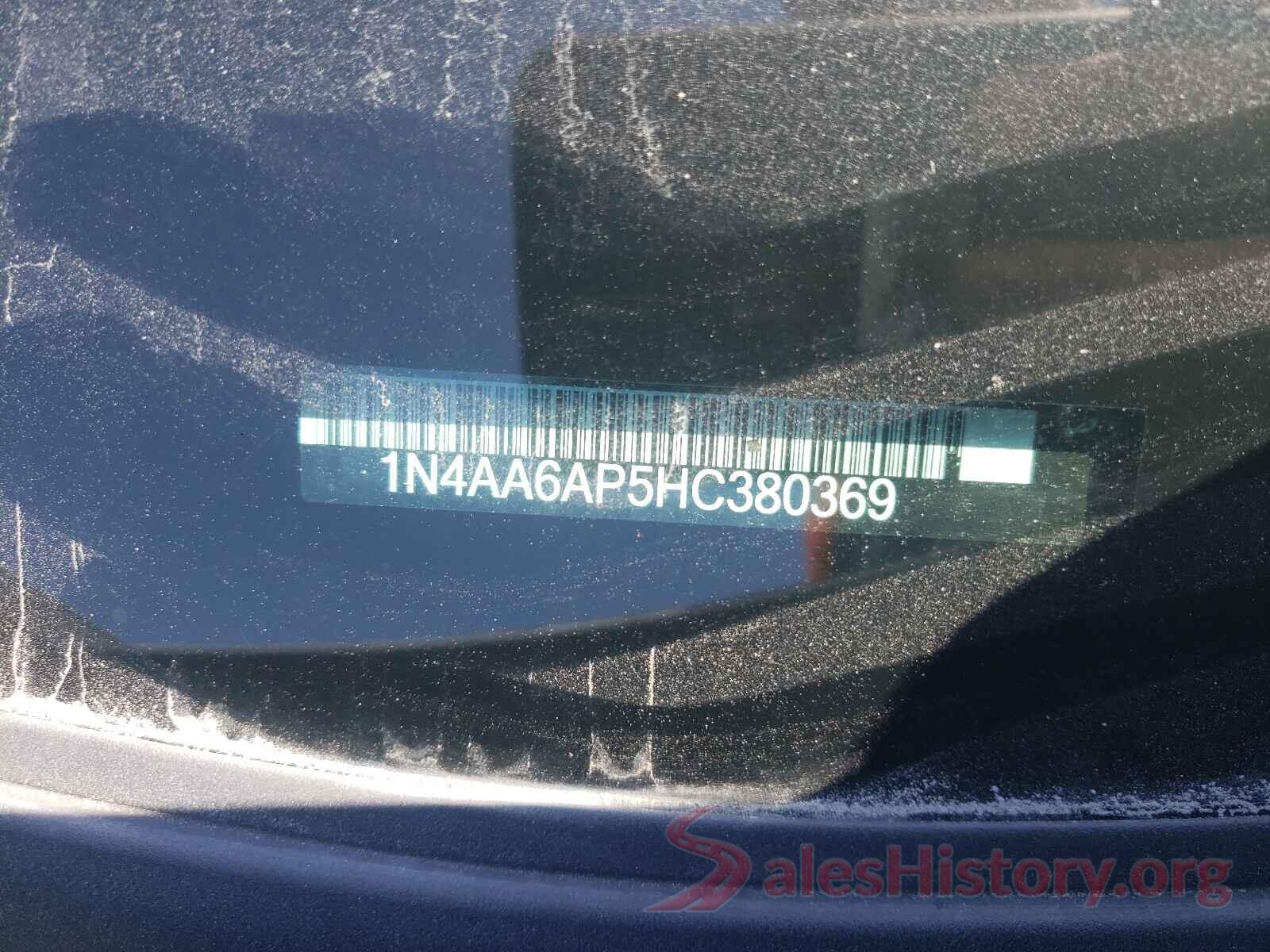 1N4AA6AP5HC380369 2017 NISSAN MAXIMA