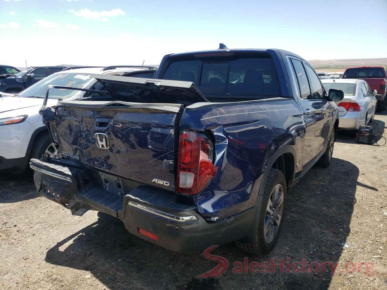 5FPYK3F72KB010527 2019 HONDA RIDGELINE