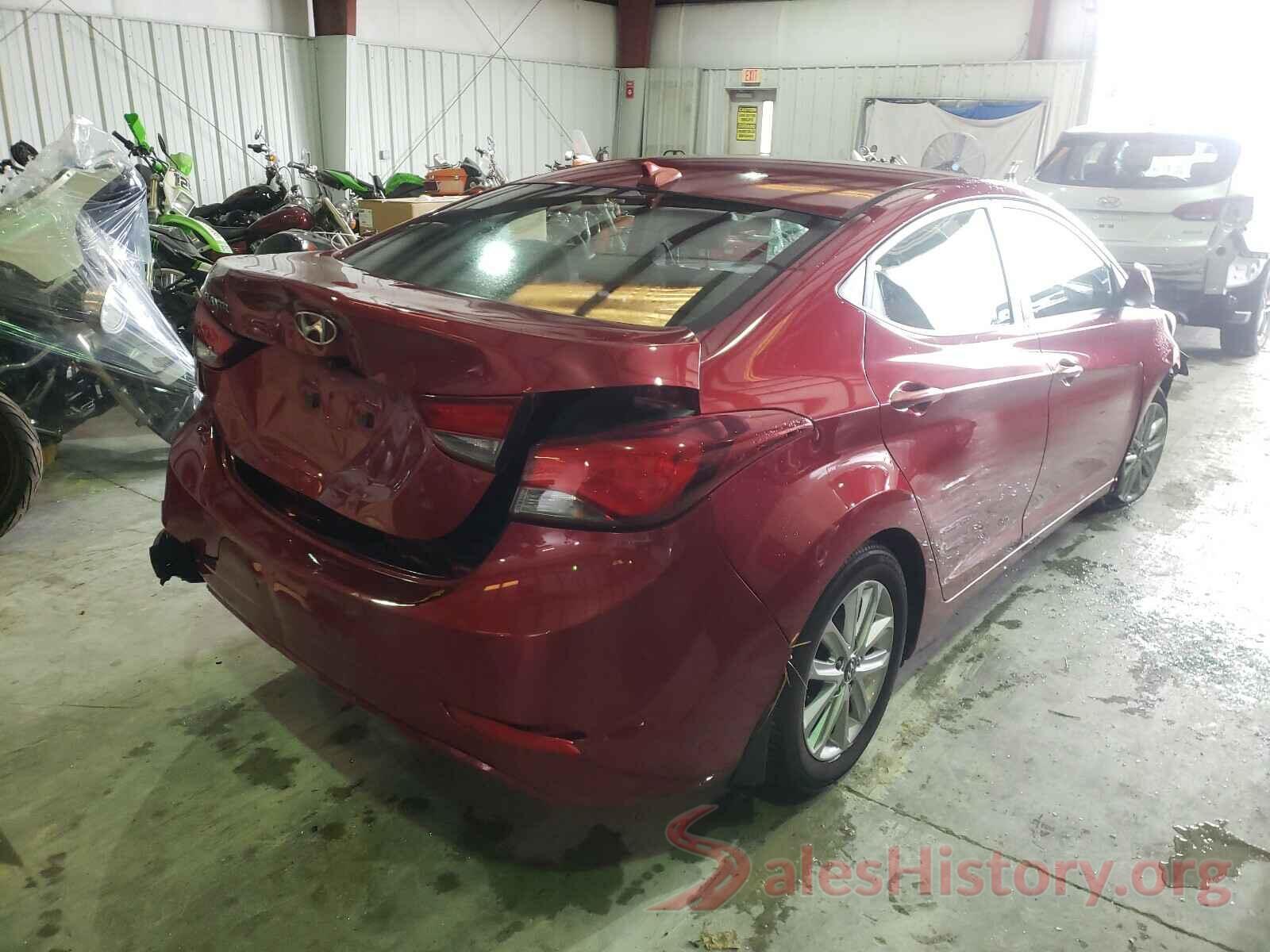 5NPDH4AE3GH710843 2016 HYUNDAI ELANTRA