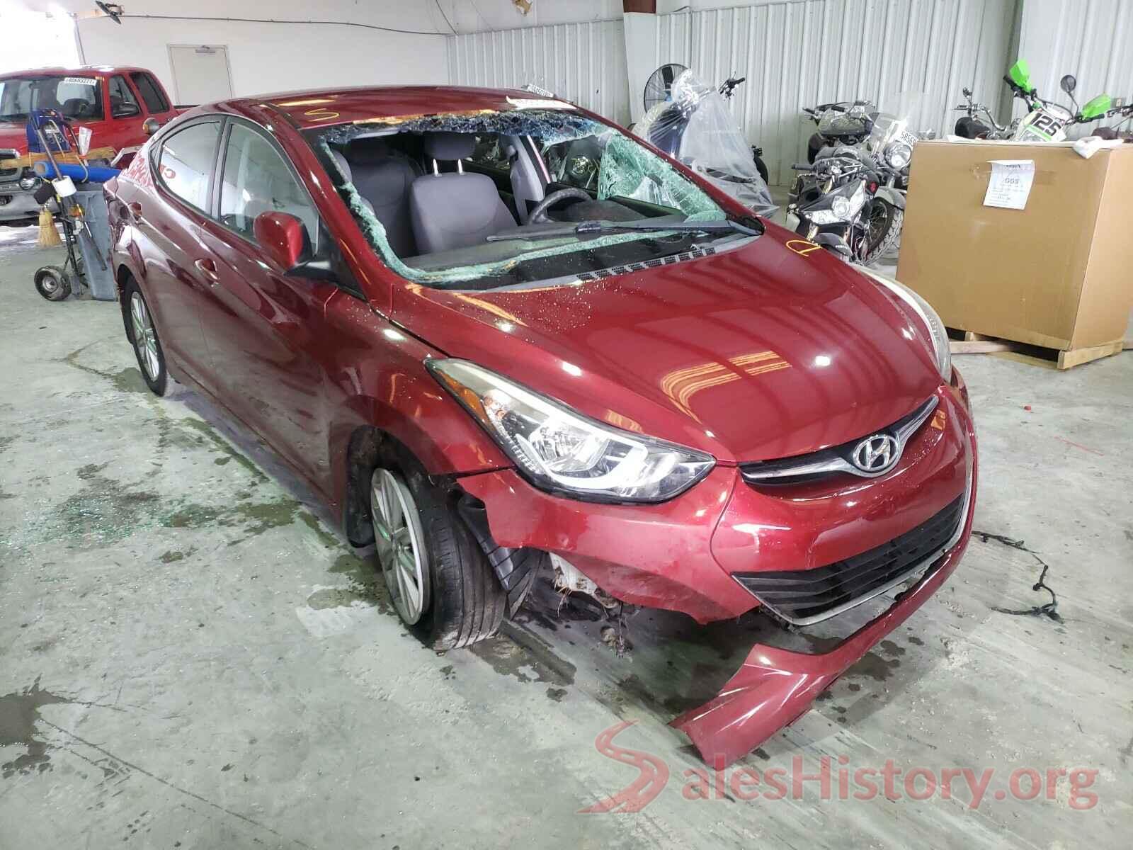 5NPDH4AE3GH710843 2016 HYUNDAI ELANTRA