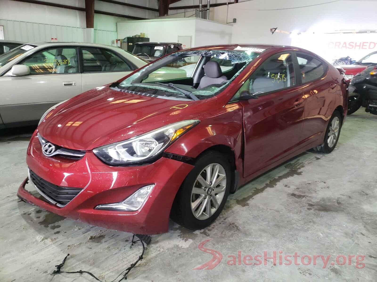 5NPDH4AE3GH710843 2016 HYUNDAI ELANTRA