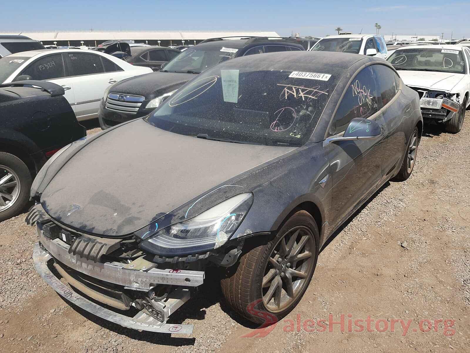 5YJ3E1EA1HF001256 2017 TESLA MODEL 3